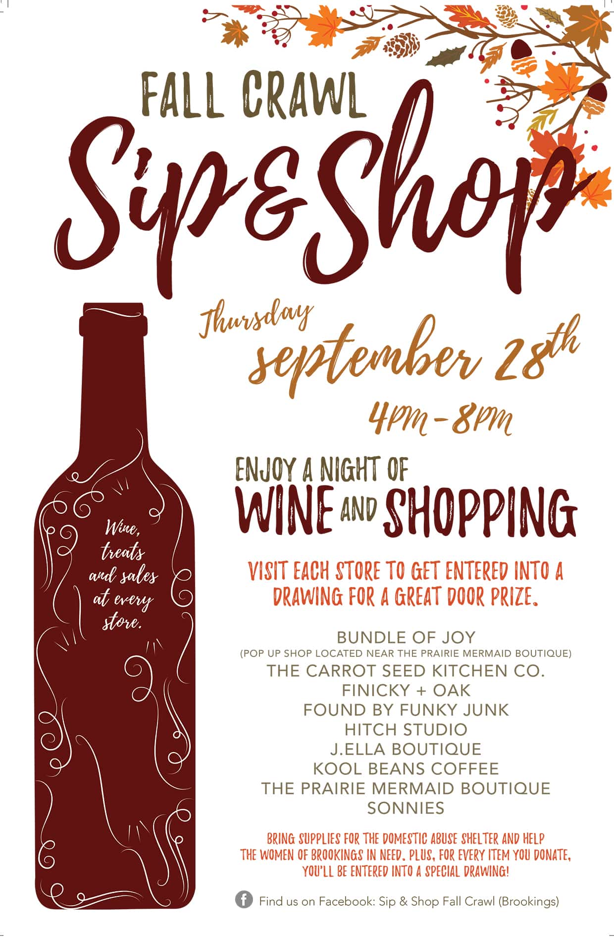 How To Plan A Sip And Shop Event Shop Poin