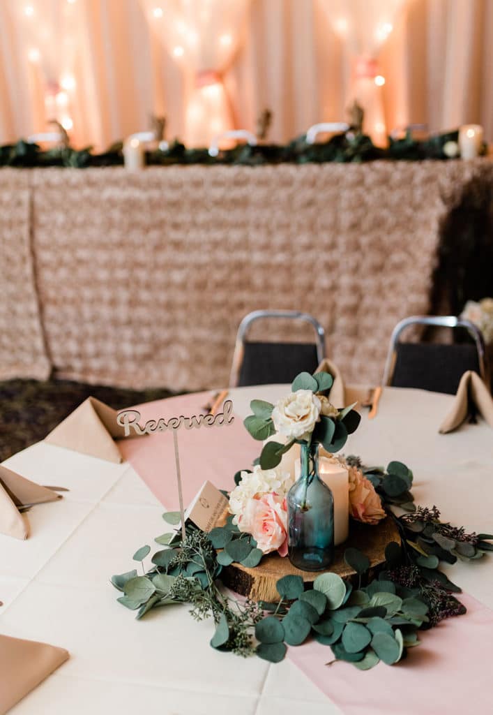 Dusty Blue and Dusty Pink Wedding: Use Hitch Studio's Decor Instead of ...