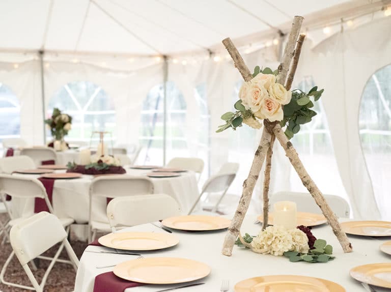 How to Decorate For a Fall Tent Wedding | Hitch Studio - Wedding Planning