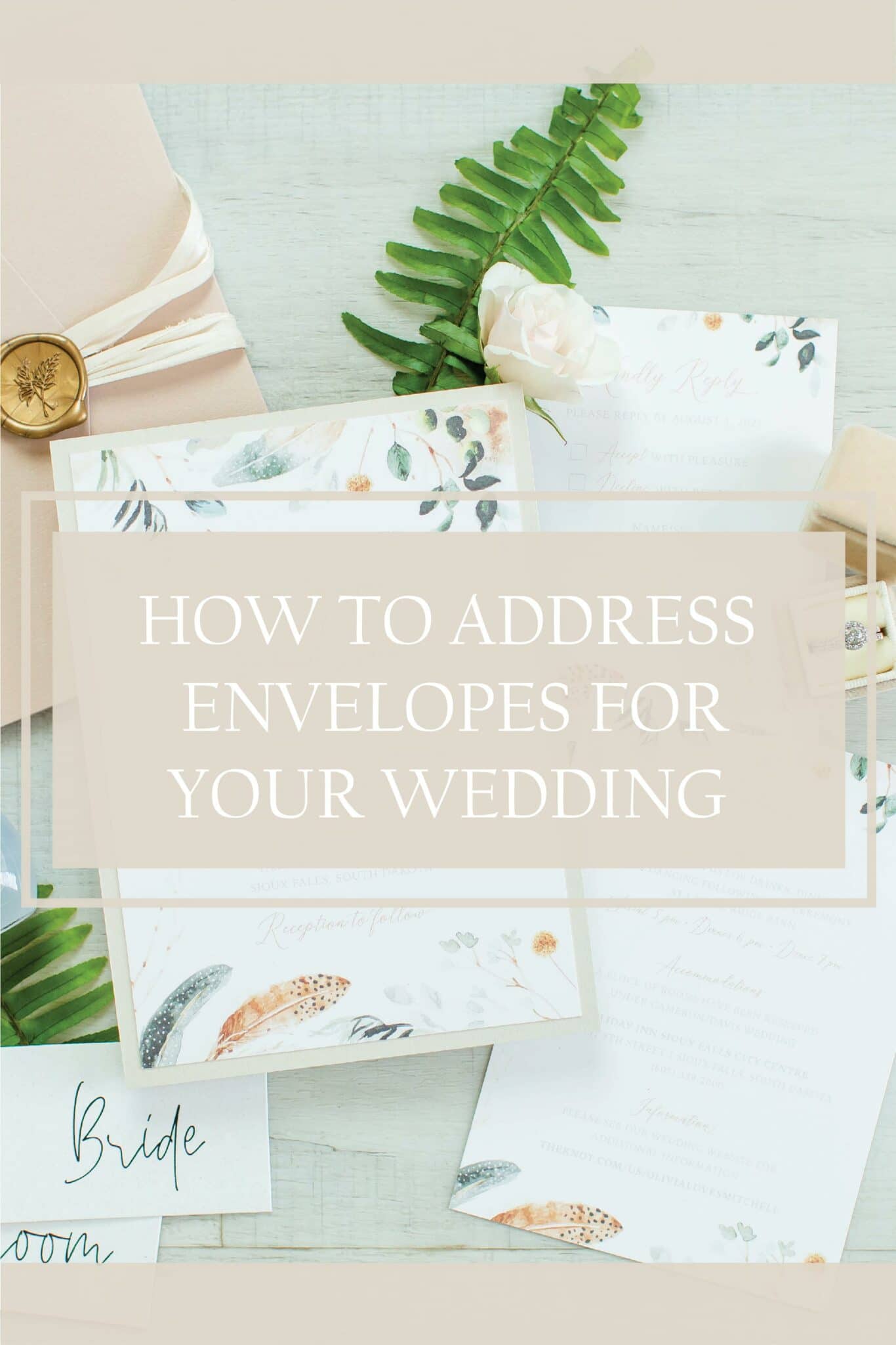 Sneak Peek #1: How to Address Envelopes for Your Wedding | Hitch Studio ...