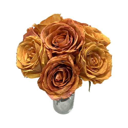 WeddingDecor-Coral-Orange-Roses