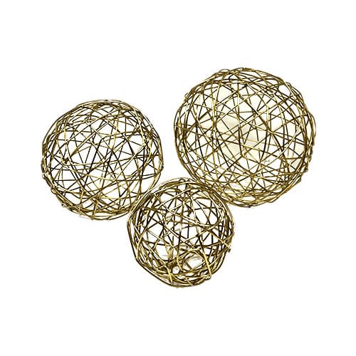 WeddingDecor-Gold-Wire-Balls