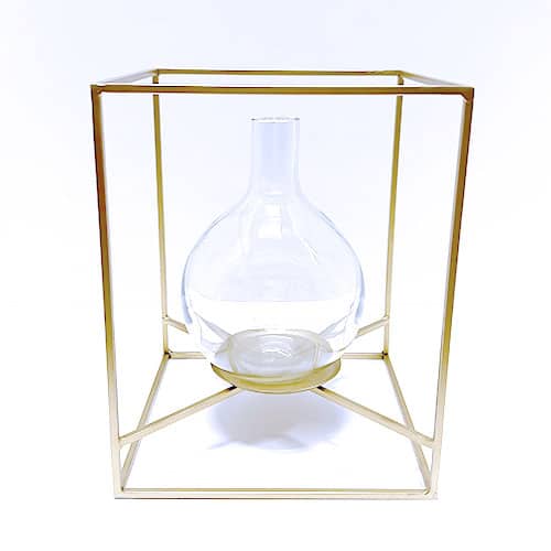 WeddingDecor-Glass-Bud-Vase-Gold-Stand