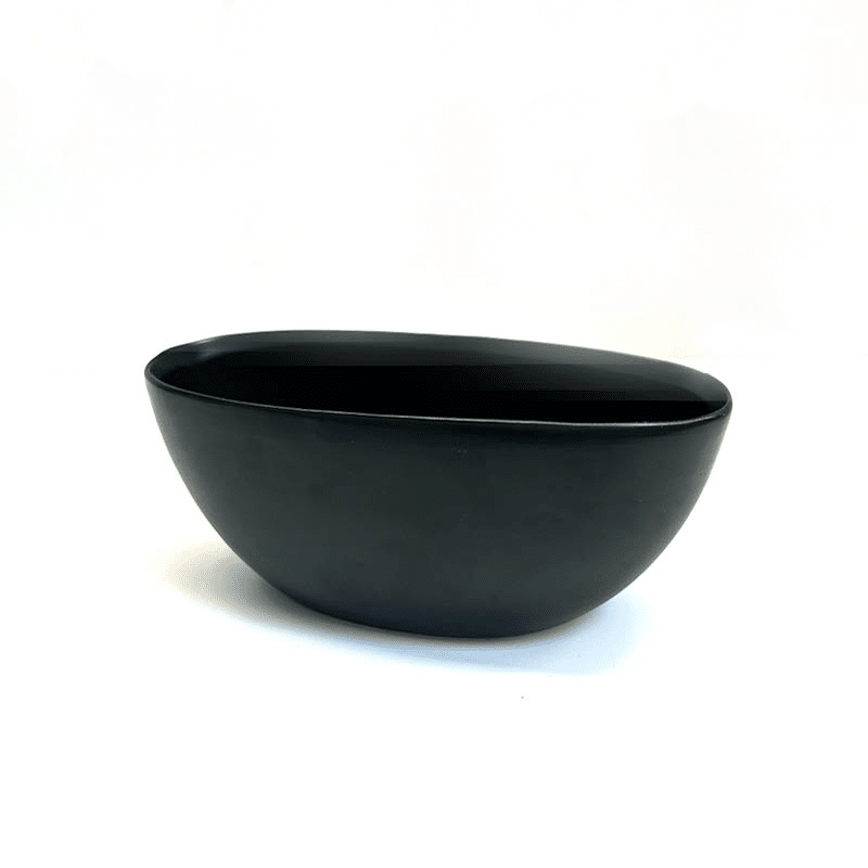 WeddingDecor-Black-Oval-Ceramic-Vase-STOCK