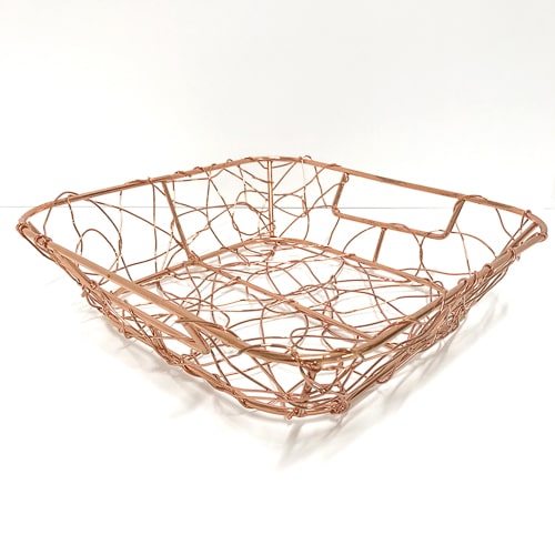 WeddingDecor-RoseGold-Basket