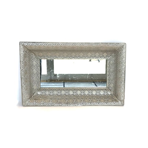 WeddingDecor-Silver-Lace-Tray-Rectangle